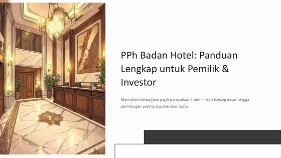 PPh Badan Hotel presentation cover