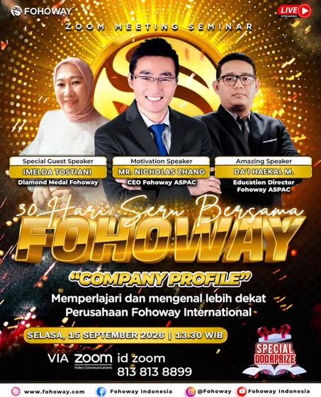 Fohoway Zoom seminar poster