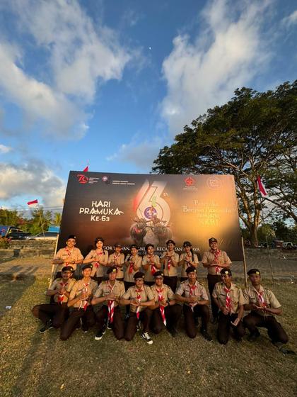 Scouts at Hari Pramuka ke-63